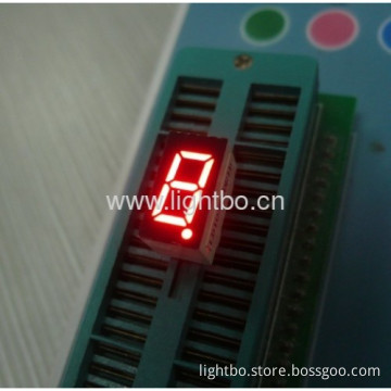 Common Cathode Ultra Bright Red 0.36 Inch 1 Digit 7 Segment Led Display 